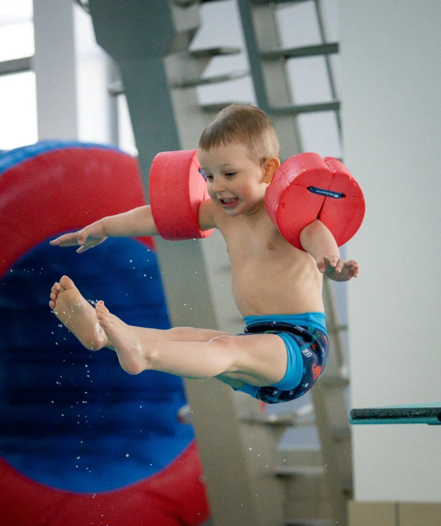 Watery blebadebukser til børn - Neoprene Swim Nappy - Atlantic Orange