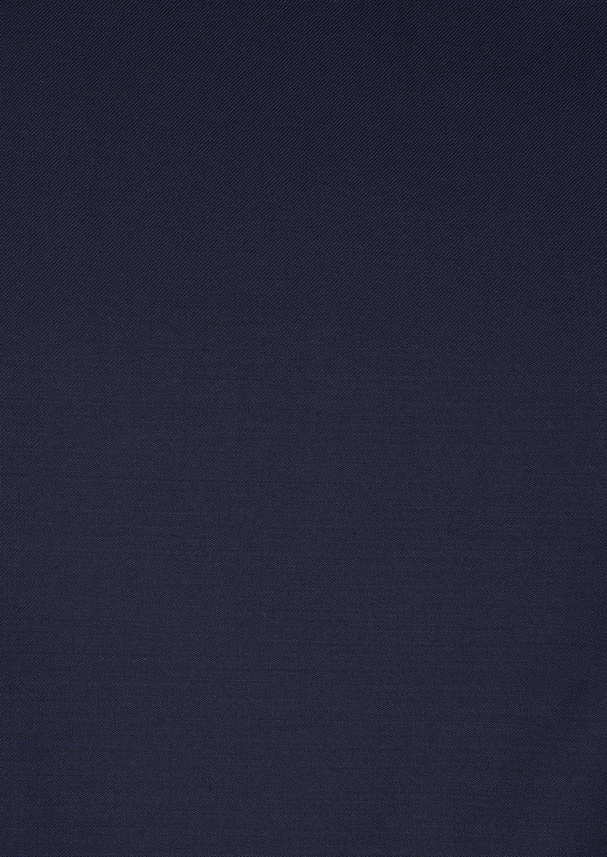 Costume 2 pièces Regular en laine Vitale Barberis Canonico unie bleu indigo
