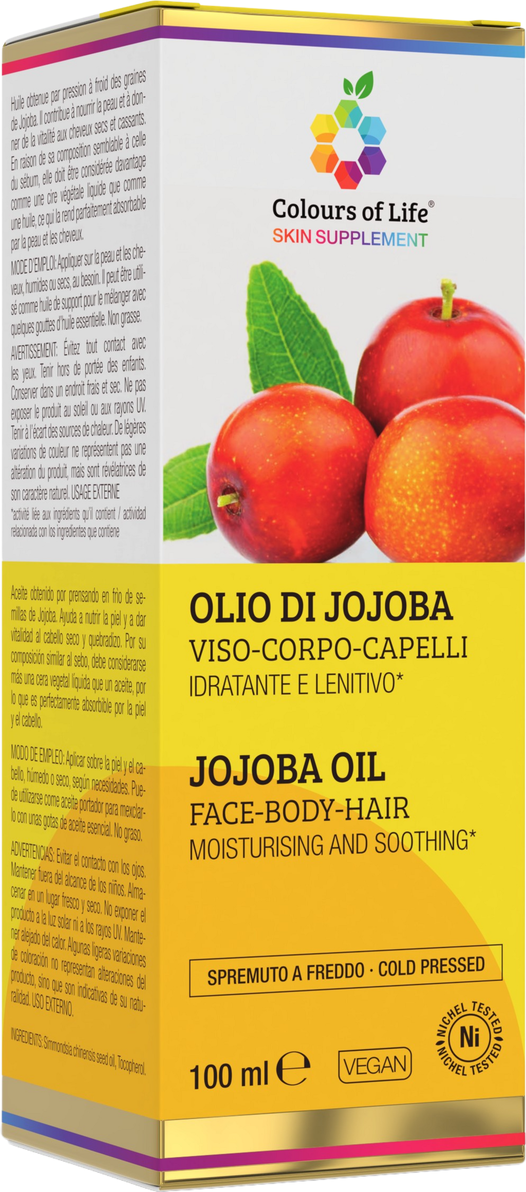 Optima Naturals  Colours of Life Jojobaöl, 100 ml