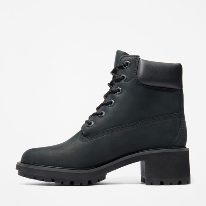 Bota Kinsley de 6 polegadas para mulheres na cor preta.