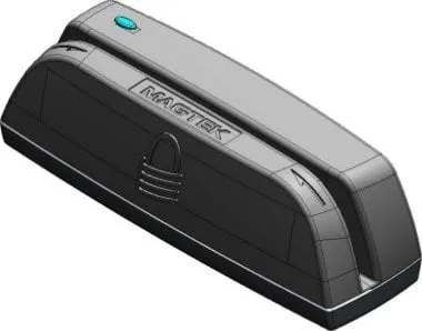 MagTek Dynamag MagneSafe Swipe Reader - Magnetisk kortlæser (Spor 1, 2 & 3) - USB - sort