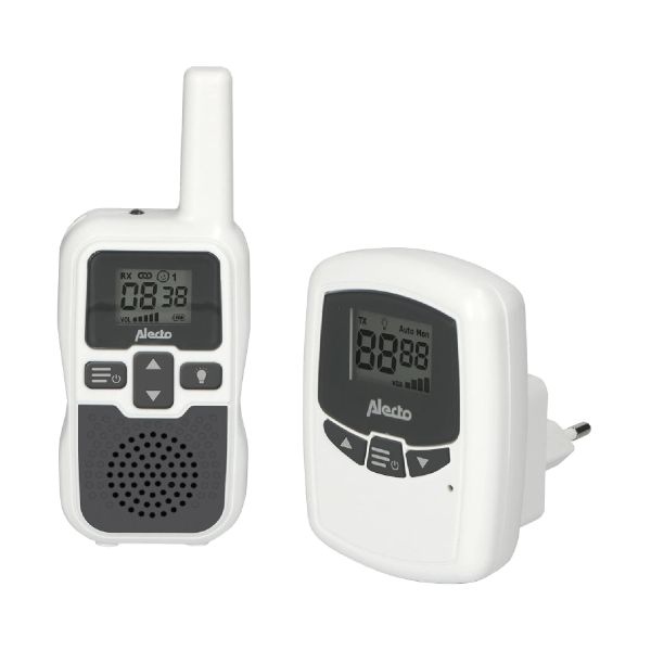 Alecto DBX-80 Babyfoon - Wit/Antraciet