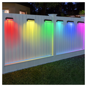 solar wandlamp Altea 60 lumen met kleurenfunctie