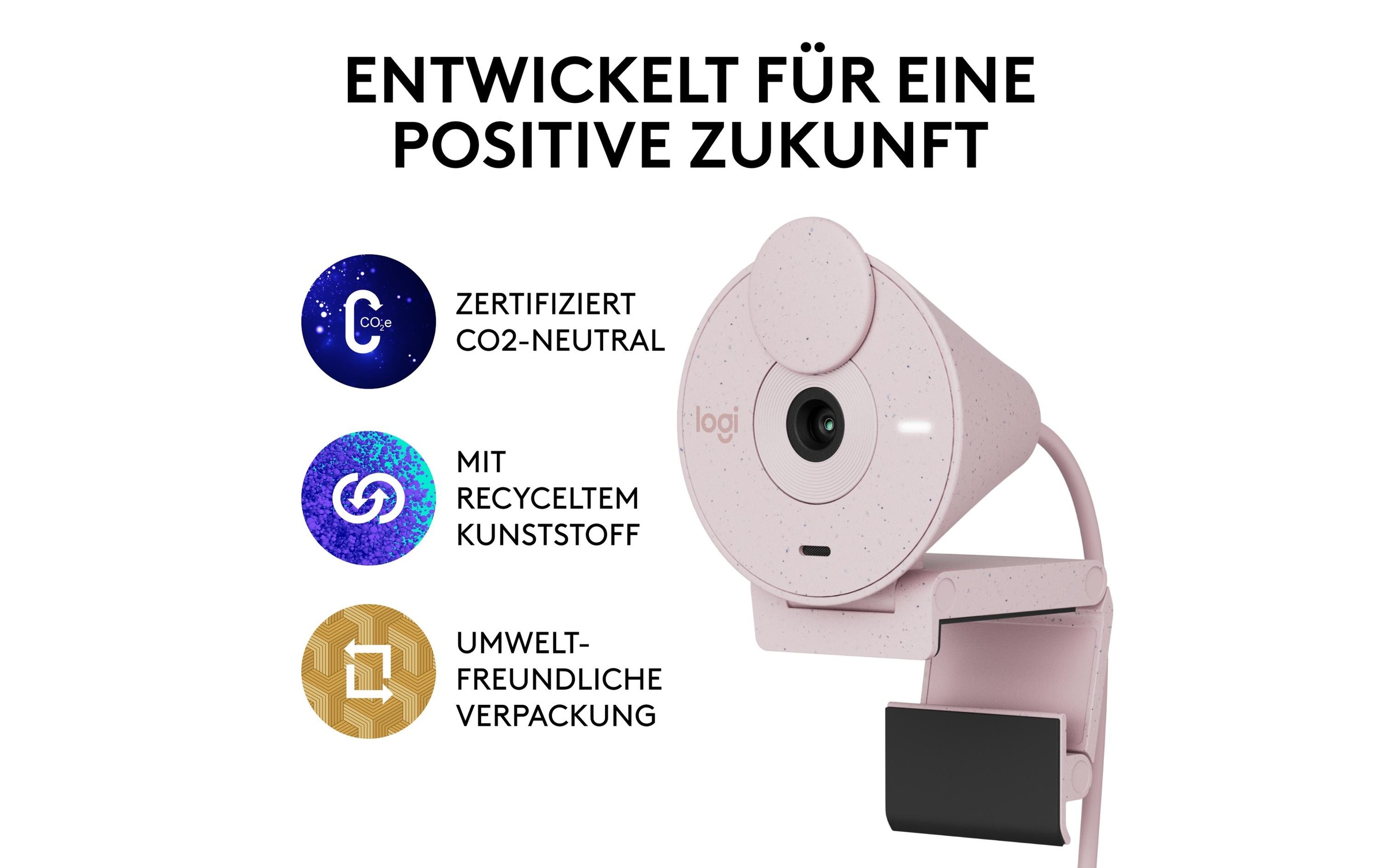 Logitech Webcam »Brio 300 rose«