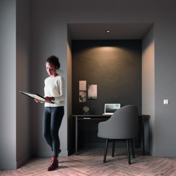 Philips Donegal inbouwspot vierkant nikkel 230V