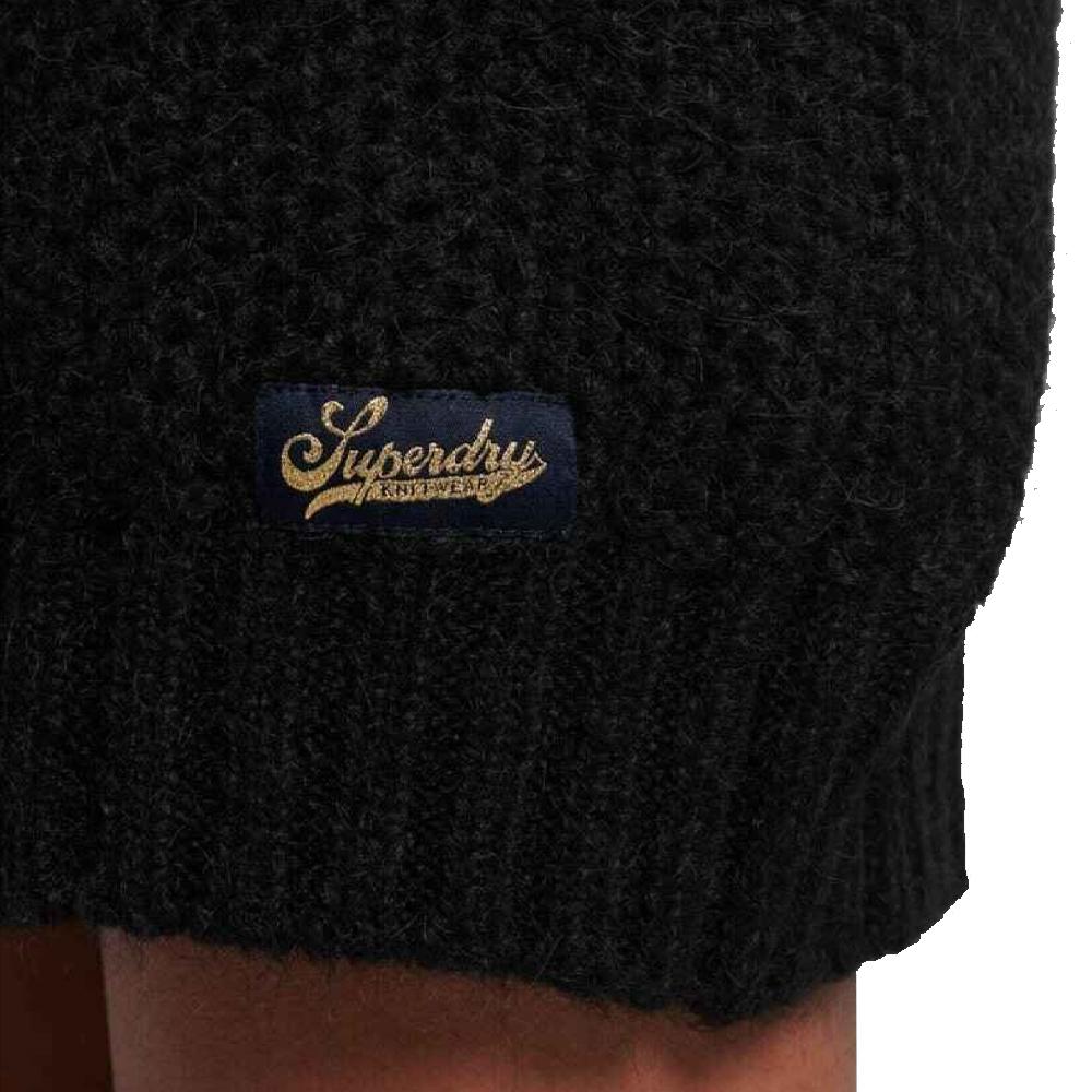 Superdry Robe Pull Noir Femme Superdry Crew