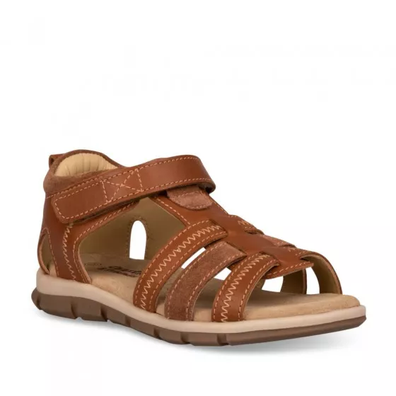 Sandales MARRON CHARLIE & FRIENDS CUIR