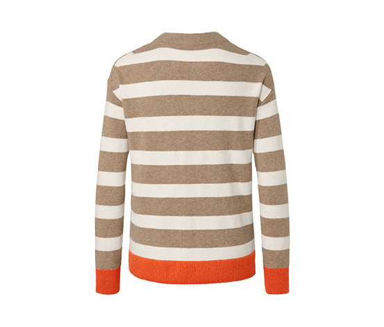 Gestreifter Strickpullover