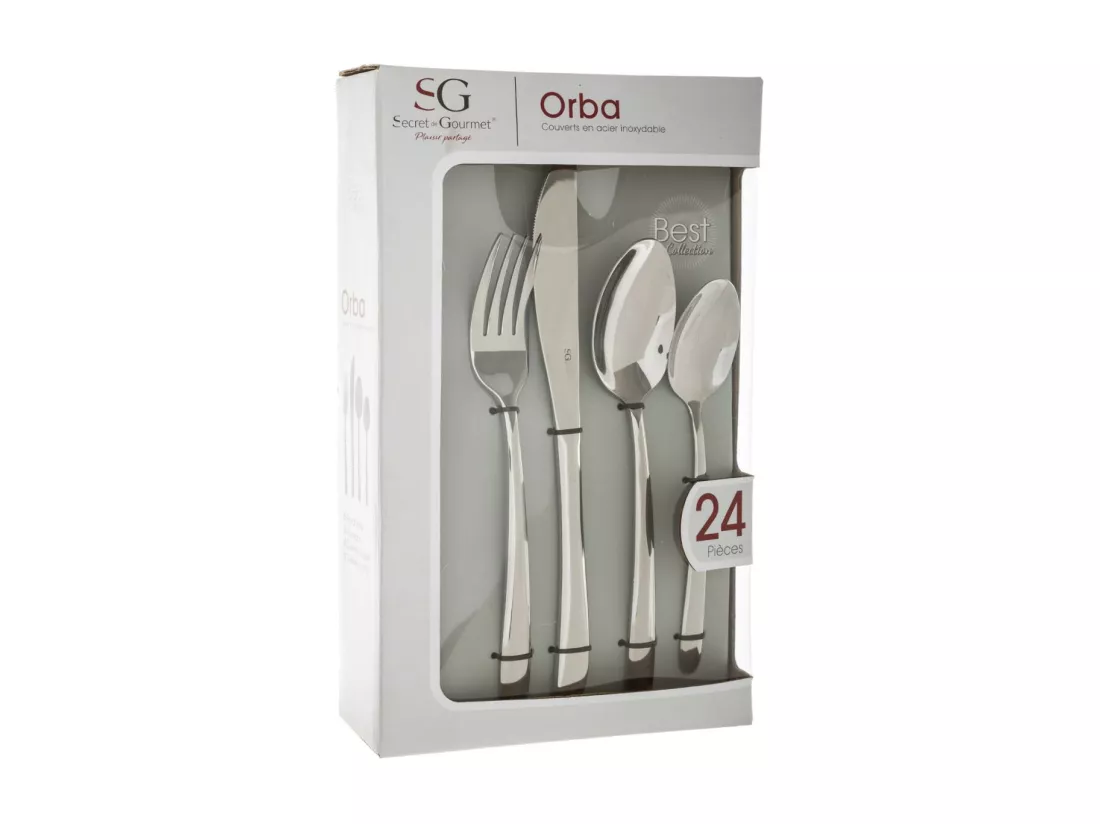 Ménagère Inox 24 Pièces 
