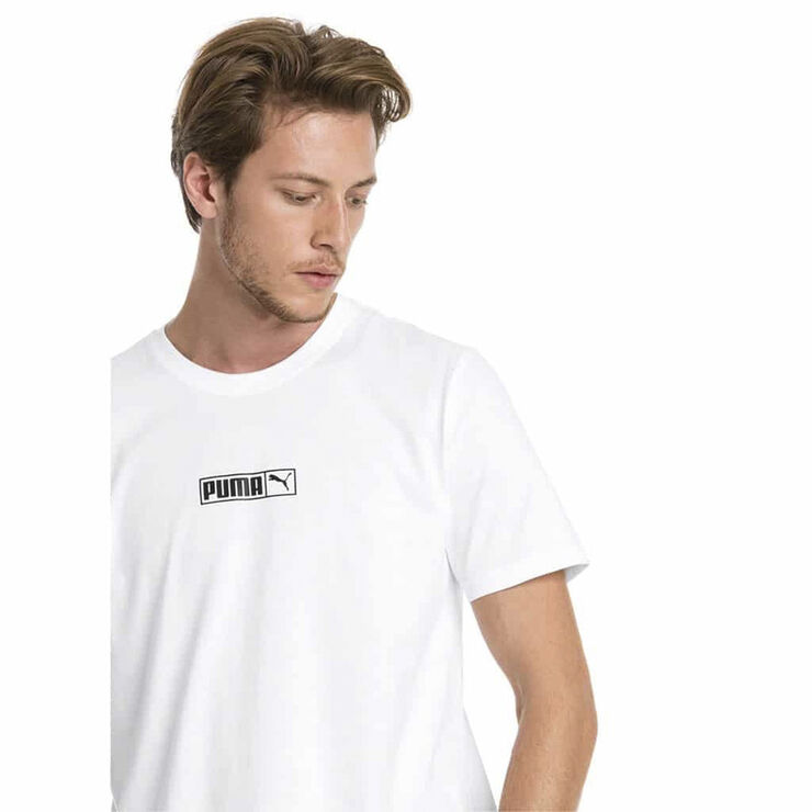Puma Graphic Logo N. 2 T-shirt Hvid