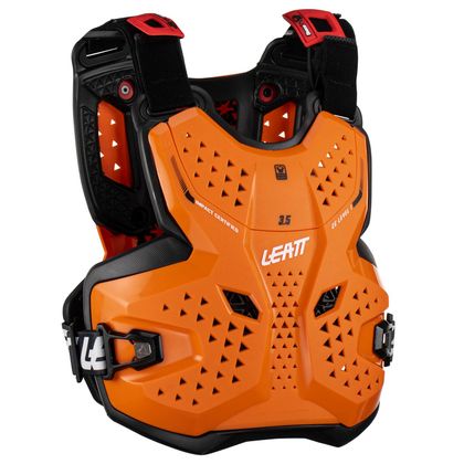 Pare pierre Leatt 3.5 JUNIOR - Orange / Noir