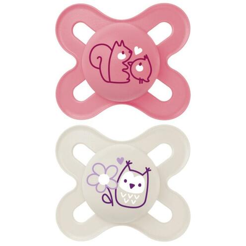 Lot de 2 sucettes Original naissance 0-2 mois Planet Love - Coloris aléatoire - MAM