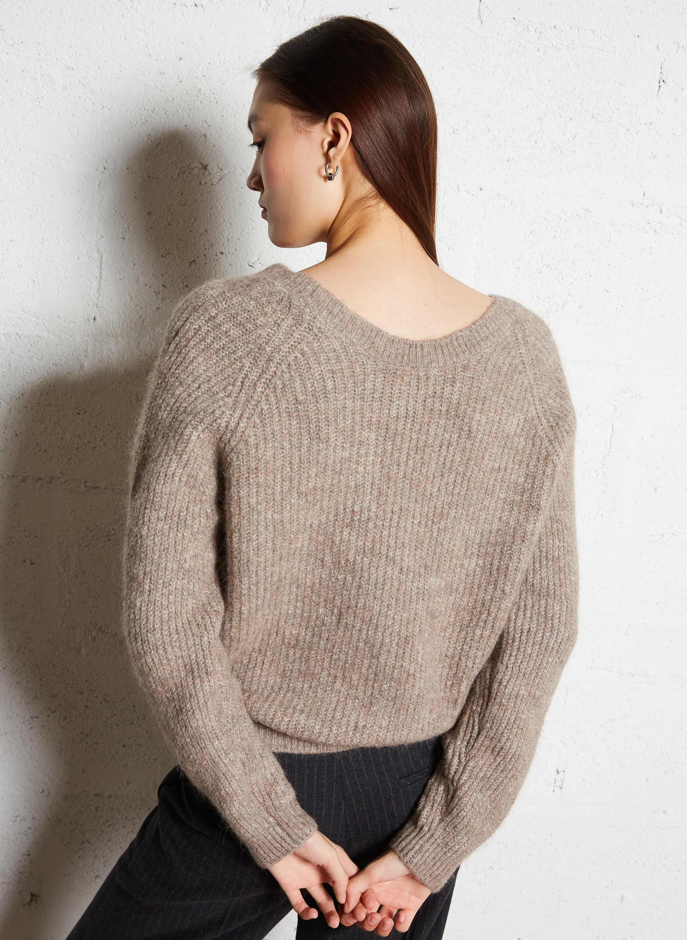 Cardigan oversize | Beige