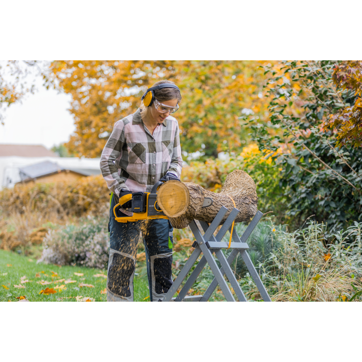 Stiga CS 300e Kit Accu kettingzaag (2x 4,0Ah accu) - 20V