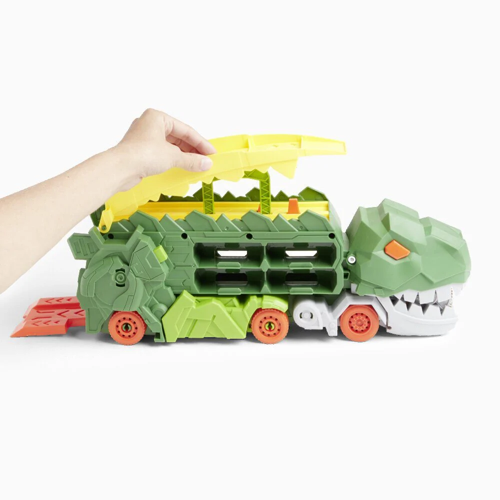 Camion transporteur dinosaure 6en1