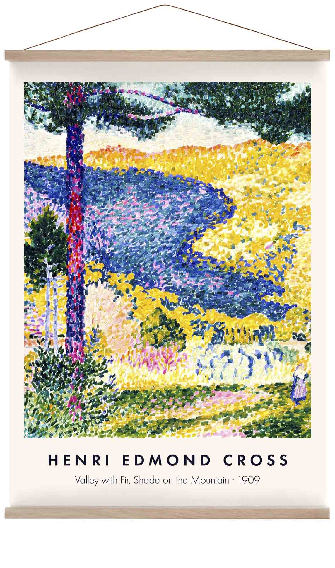 Tal mit Tanne, Schatten auf dem Berg von Henri Edmond Cross