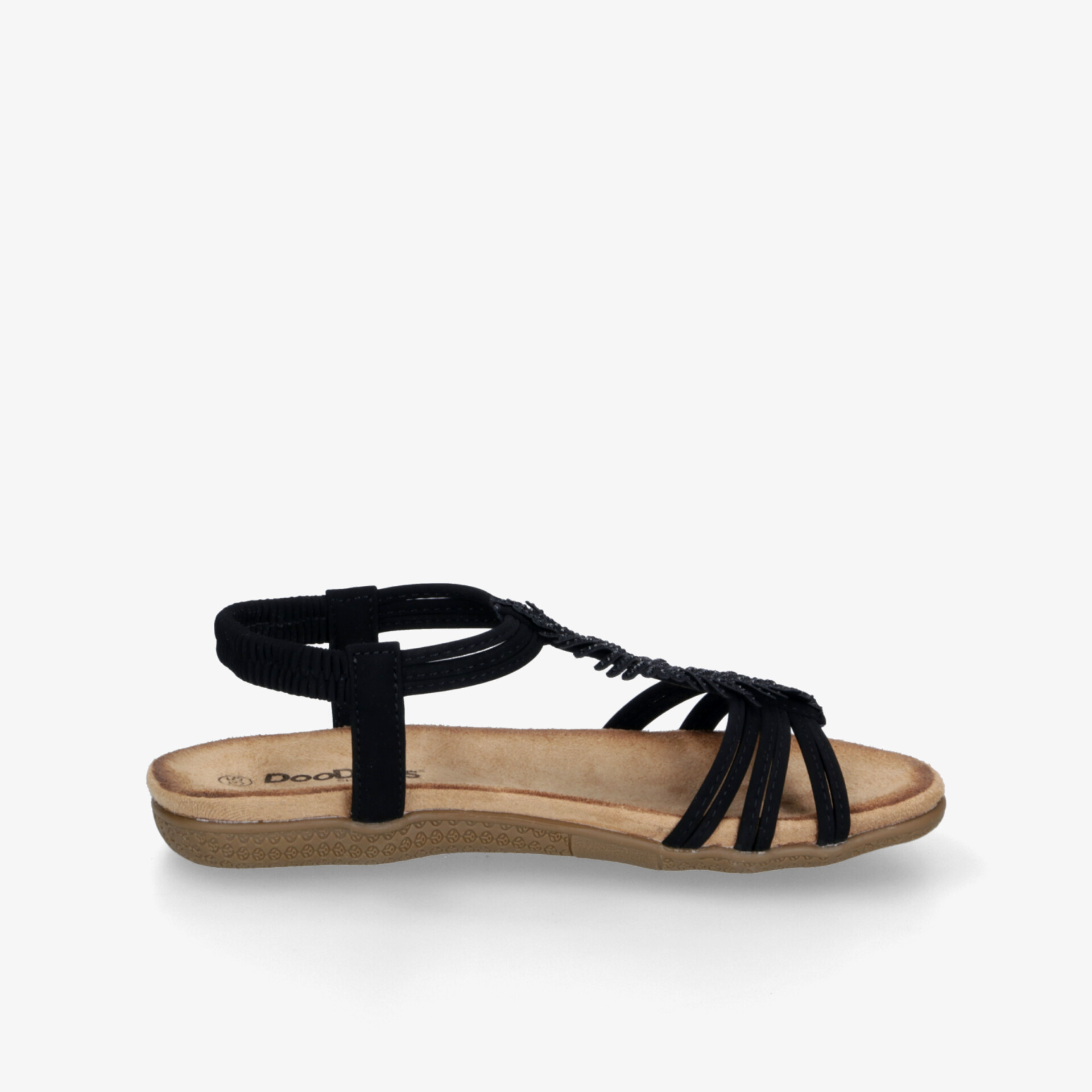 DooDogs Kinder Sandalen schwarz