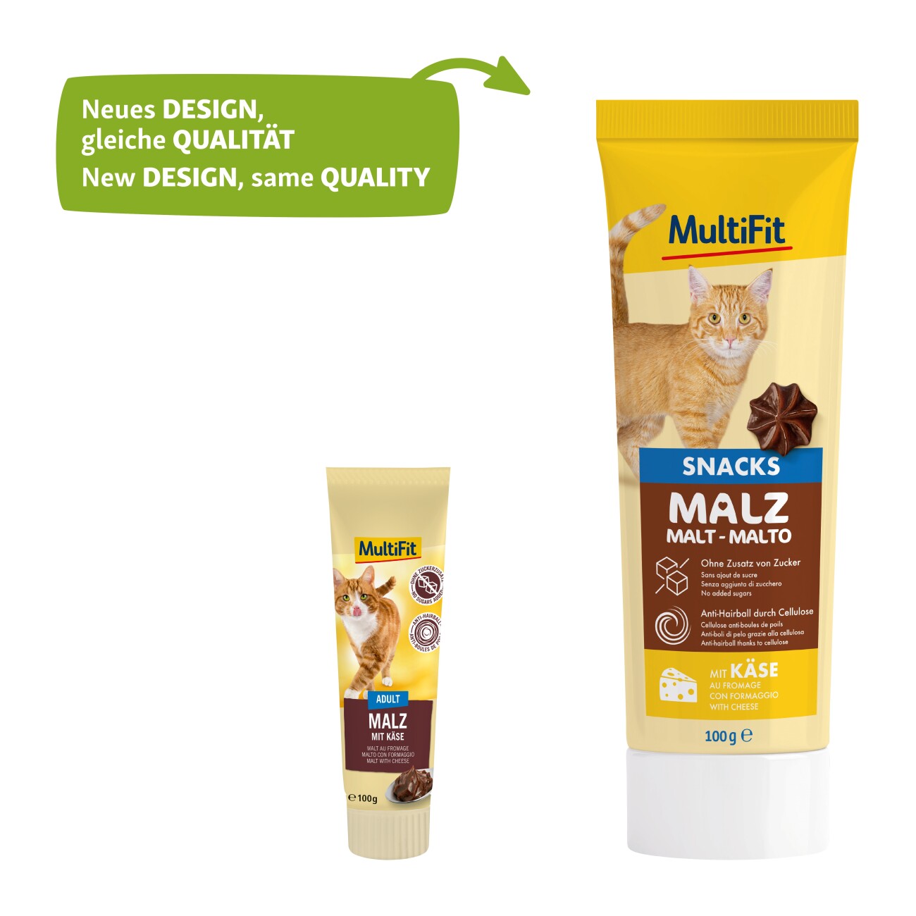 MultiFit Snackpaste Malz mit Käse 100 g