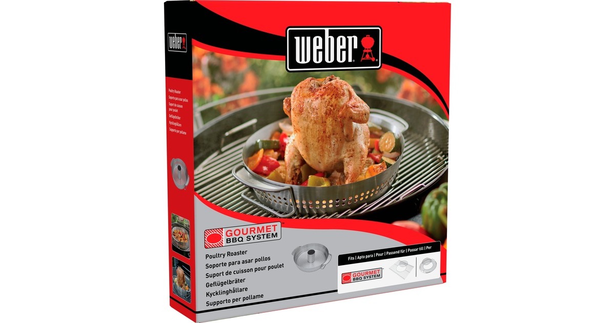 WeberGevogeltestomer grillkorf  (Roestvrij staal)