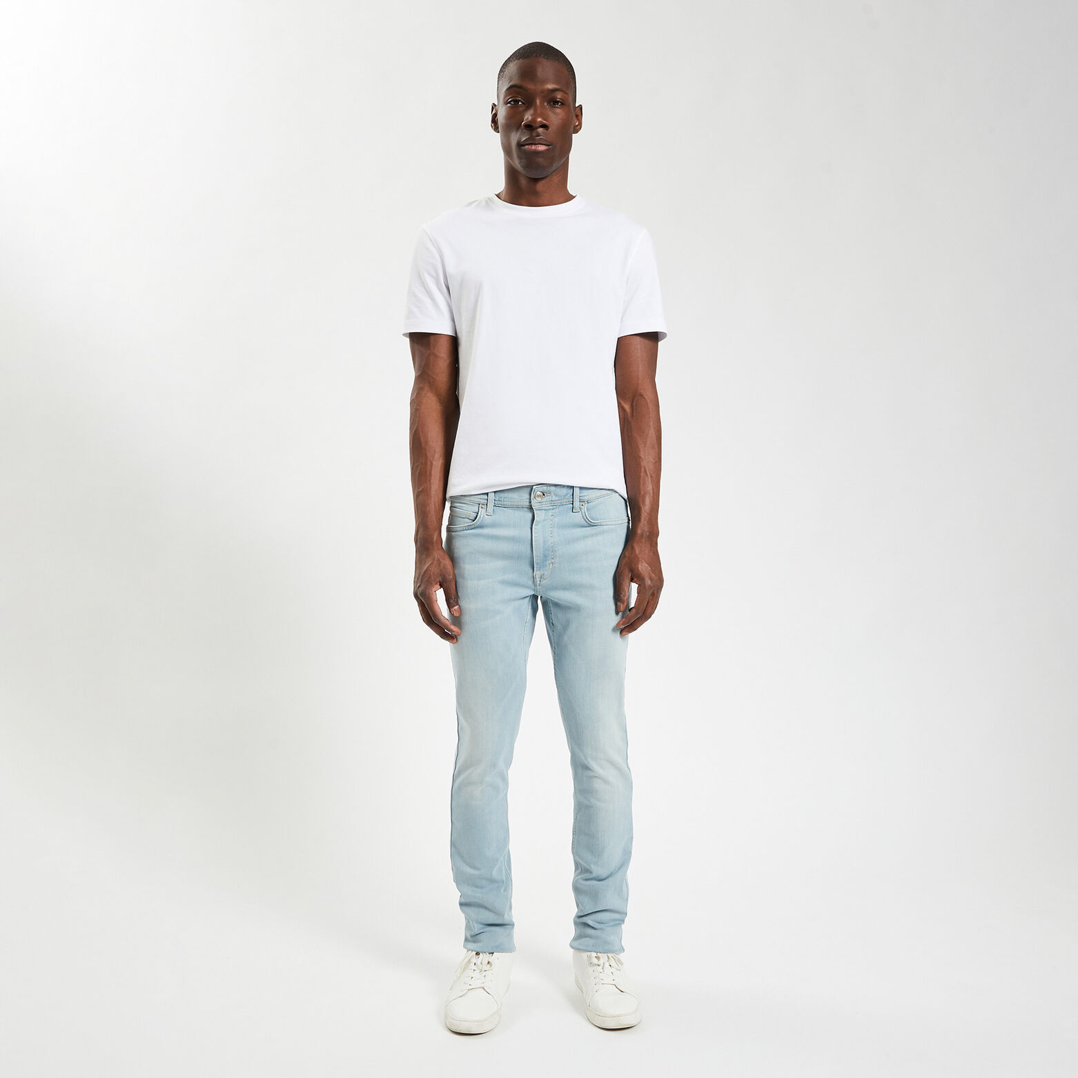 Jean slim urbanflex 3 longueurs Bleu