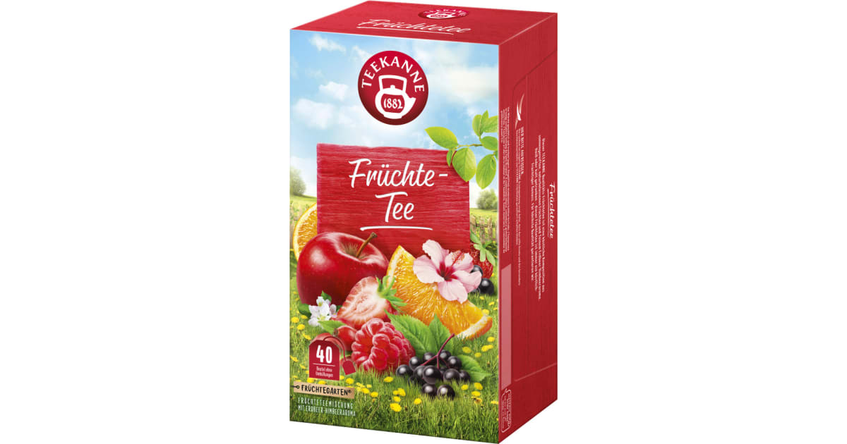 TEEKANNE Früchtetee Mischung 40er-Packung