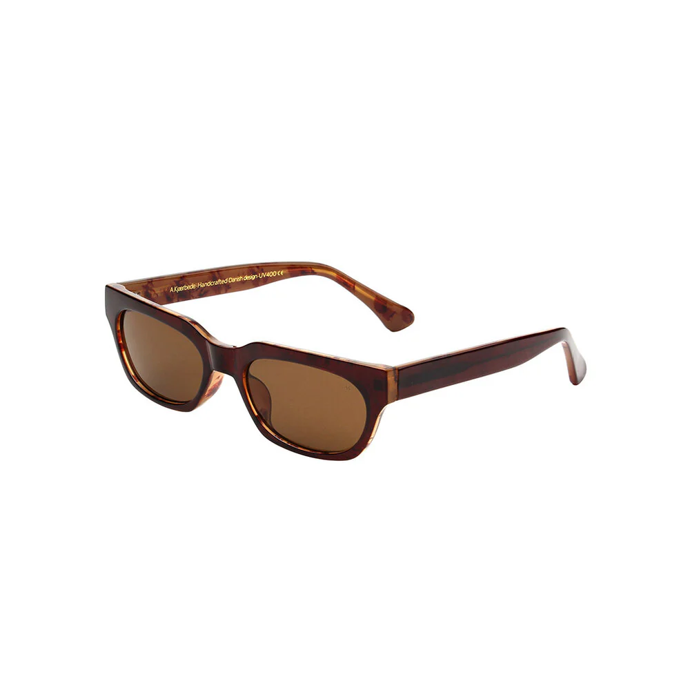 A. Kjærbede  Bror solbrille - Demi Light Brown Tortoise