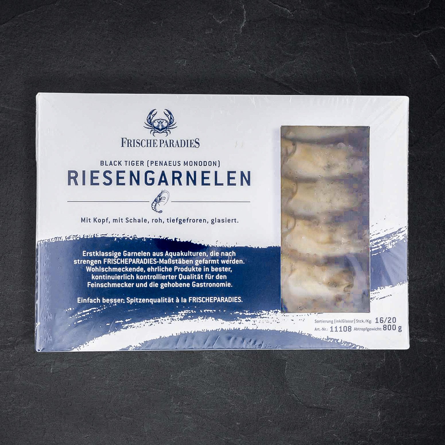 Garnelen mit Kopf mit Schale 16/20