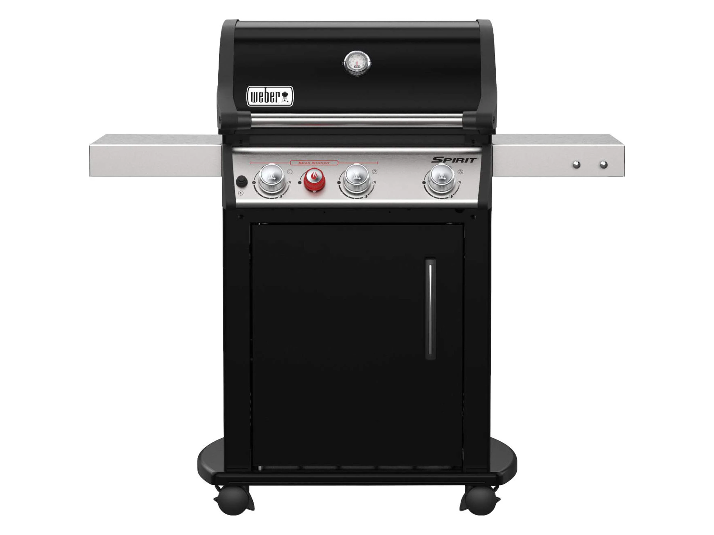 Weber Gasgrill Spirit E-325S GBS mit 3 Brennern und Sear Zone Schwarz