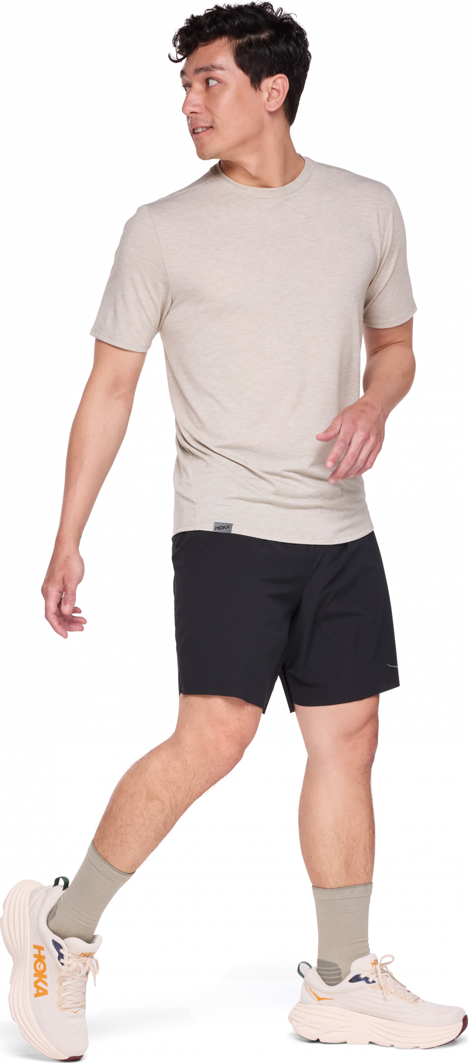 Essential Tee Herre SSMH/Sesame Heather
