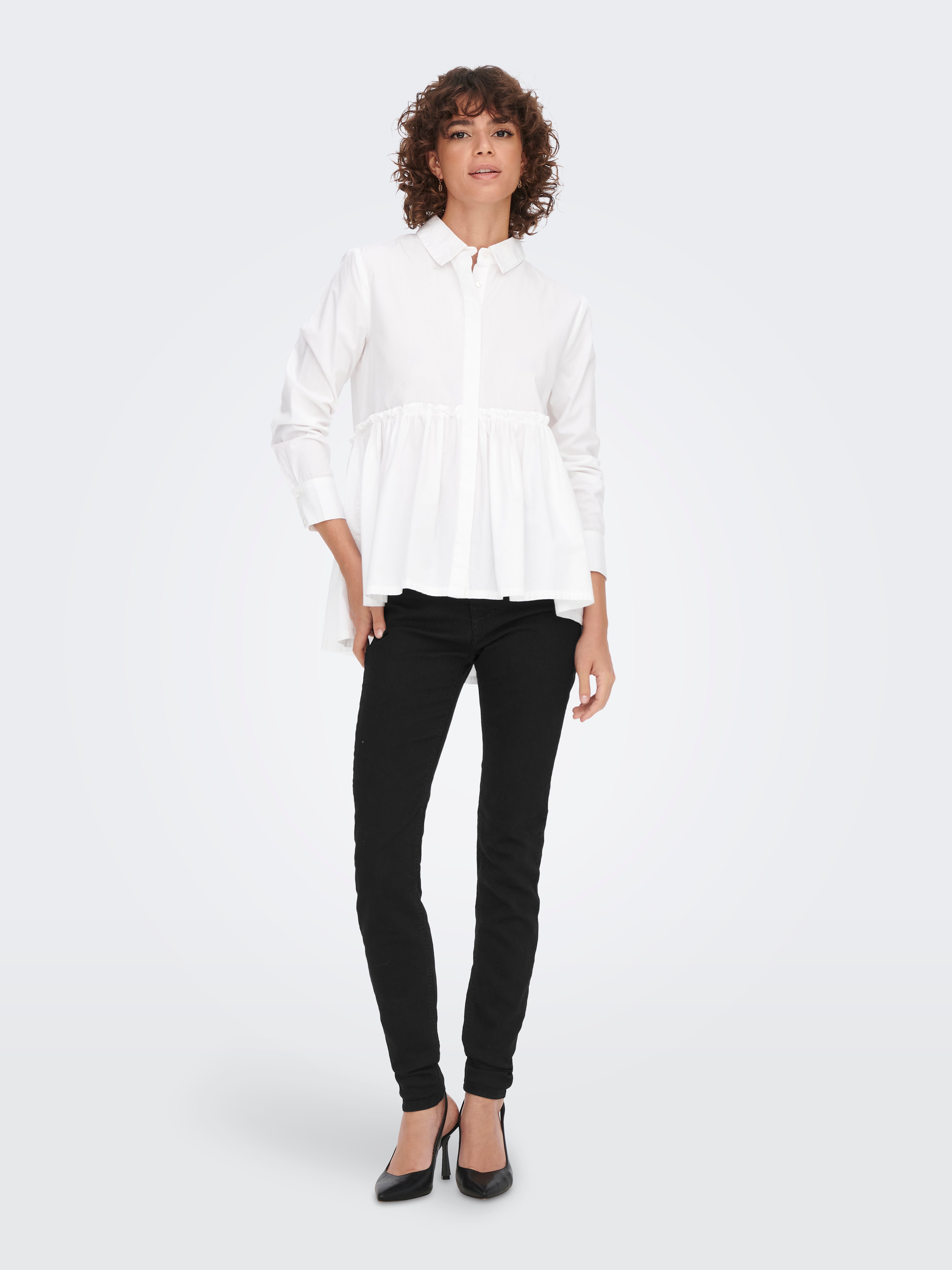 JDYSEMI Hohe Taille Skinny Fit Jeans Black