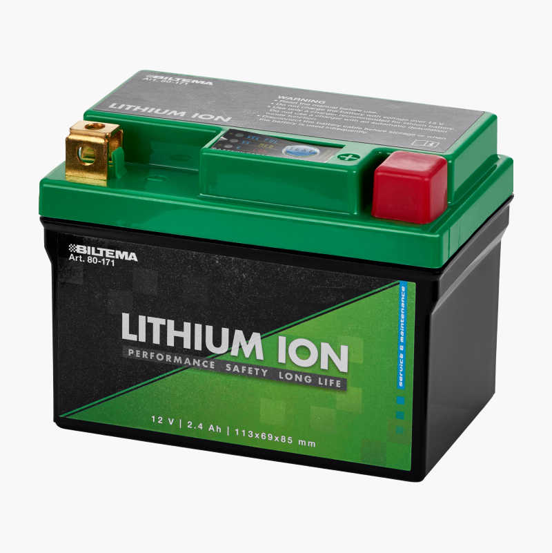 Litiumbatteri Litium LiFePO4, 12 V, 2,4 Ah, 113 x 69 x 85 mm