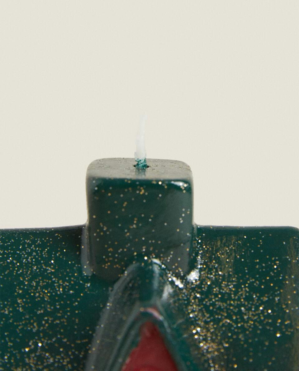 VELA DECORATIVA DE CASA DE NATAL