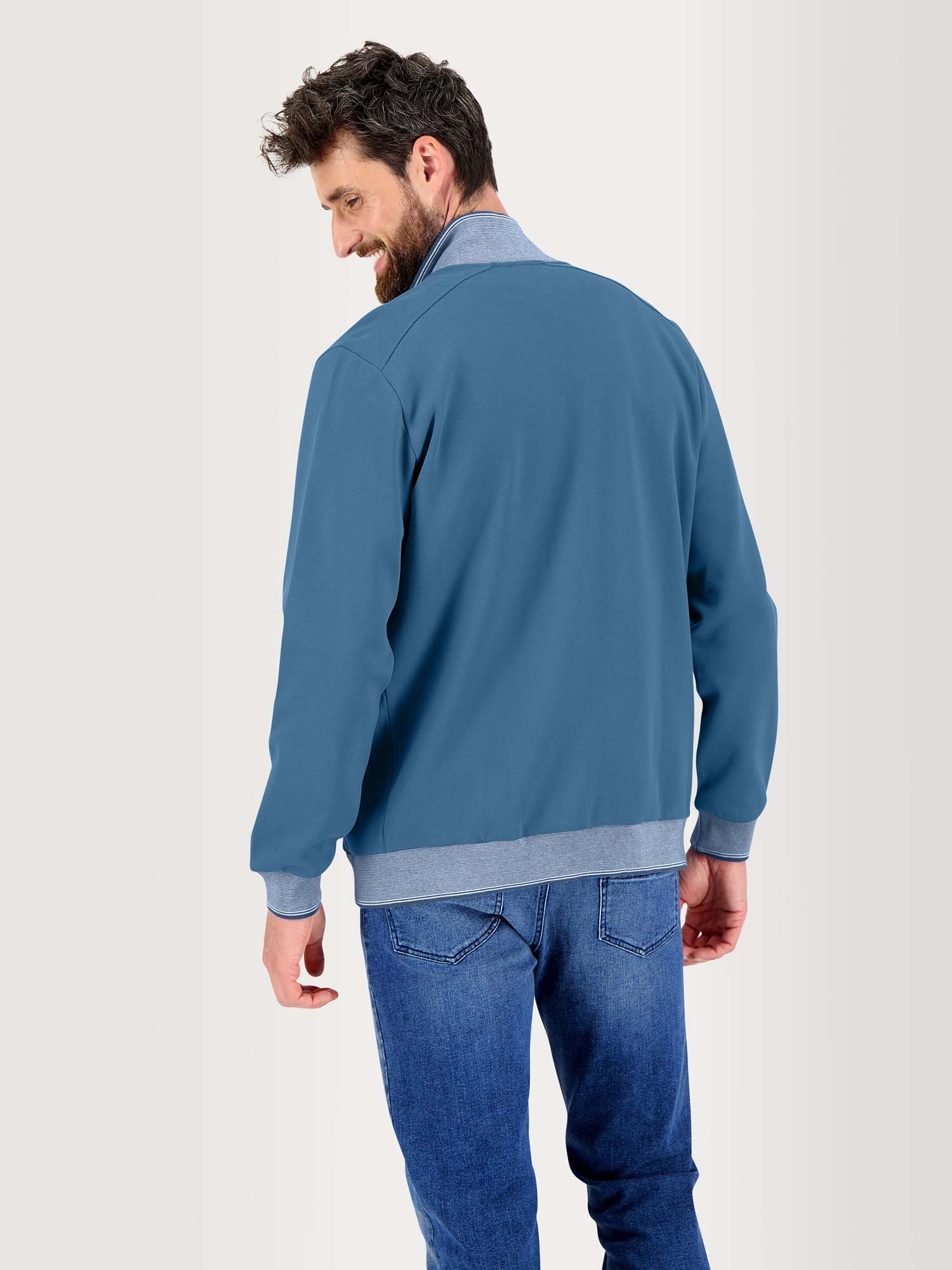 Gilet Zippé Homme Confort Bleu Clair