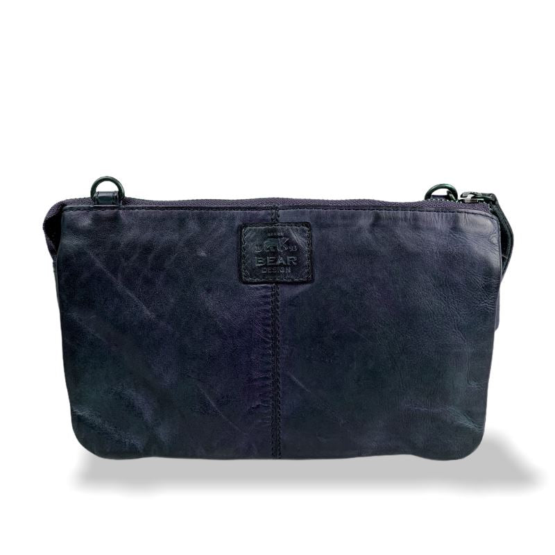 Bear Design Tas Clutch / Tas Uma Navy Blue