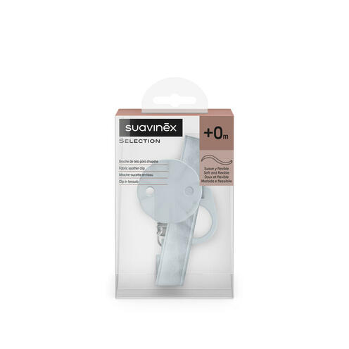 Attache sucette ruban Wonderland Bleu - SUAVINEX