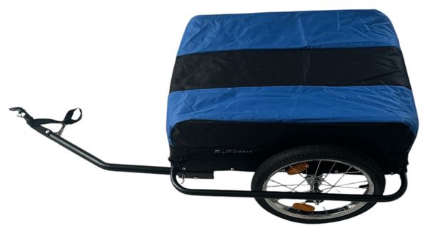 Remorque Avec Housse Pliable - 67 litres - Bleu