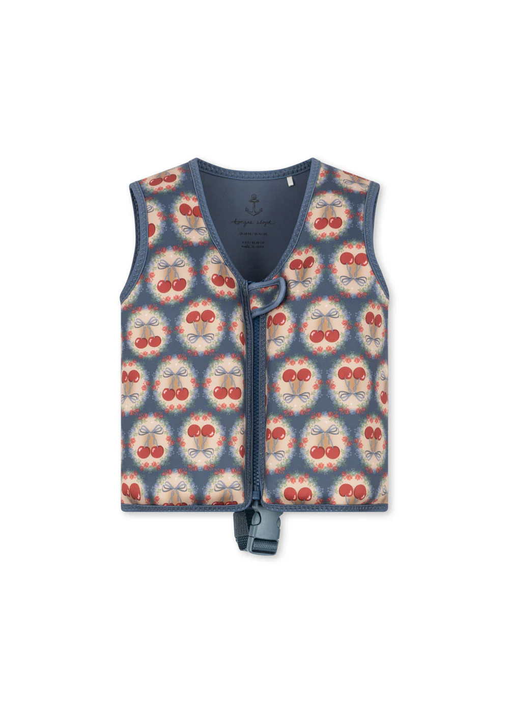 Ellis svømmevest - cherry bow blue - 2-3Y