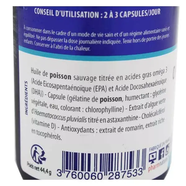 Pharm Nature Micronutrition Ômega 3 60 cápsulas