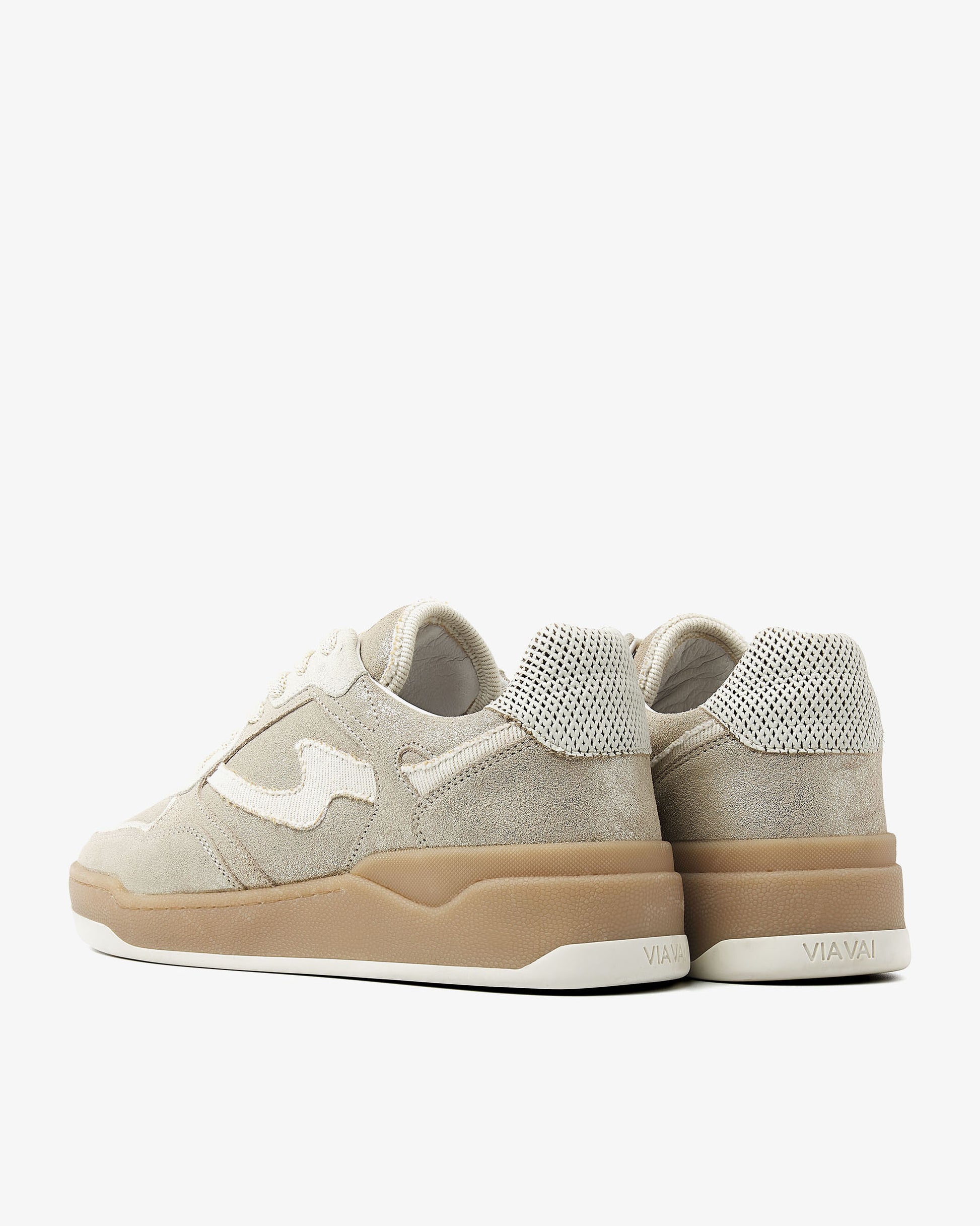VIA VAI gouden dames sneakers Sam Levi