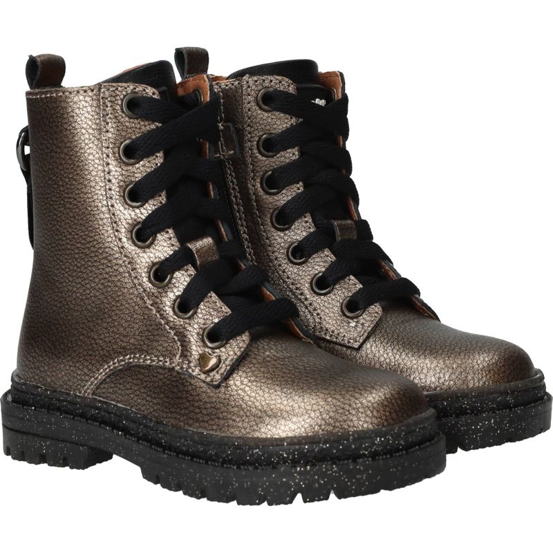 IK-KE Veterboots Zilver Meisjes
