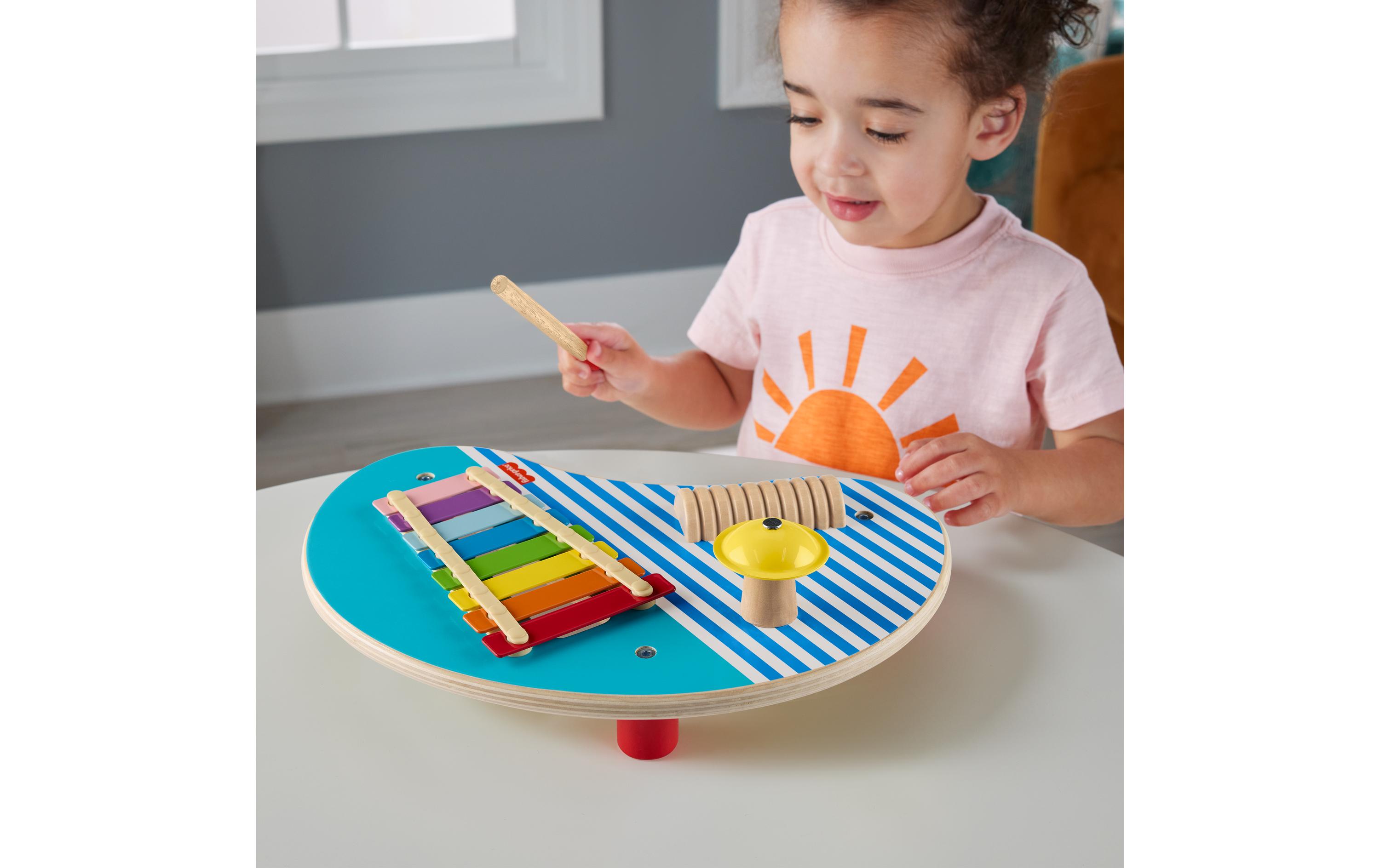 Musiktisch aus HolzHolz-Musikspielzeug für Kleinkinder