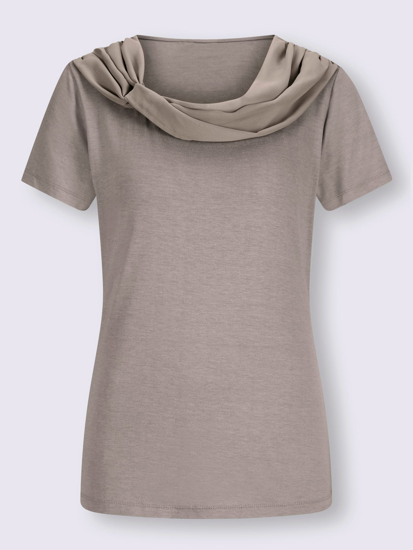 T-shirt à encolure ronde convient aux tenues professionnelles et de loisirs