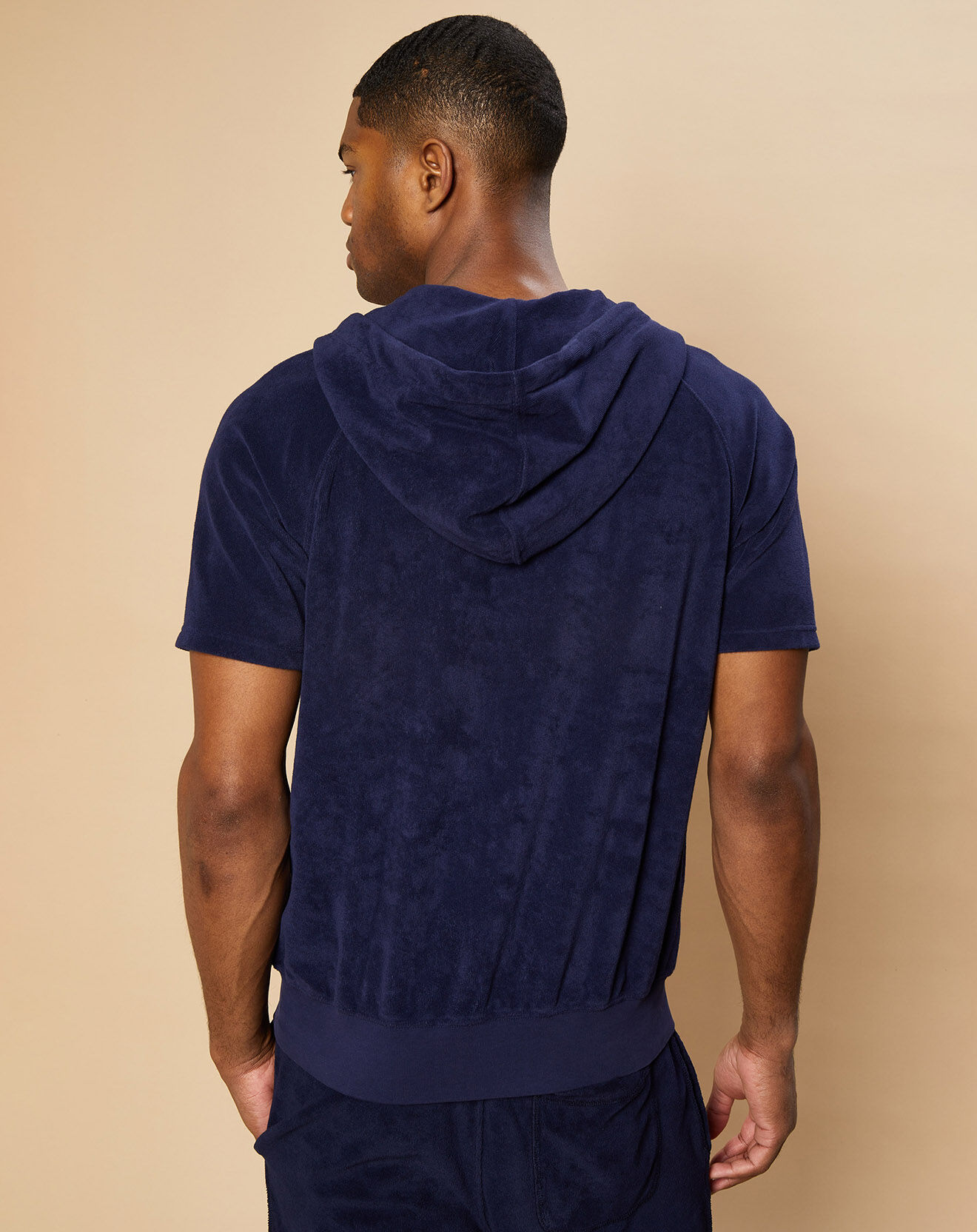 Hartford Sweat à capuche zippé en éponge marine