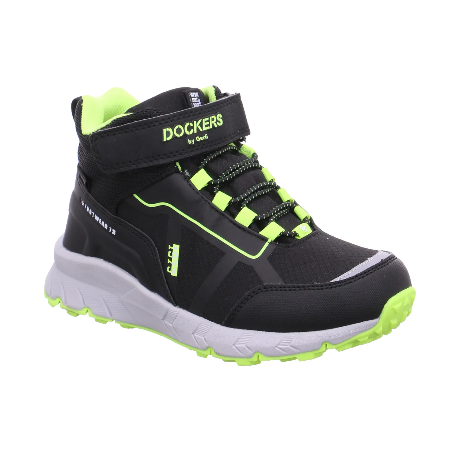 DOCKERS Jugend-Boot Schwarz Lederimitat  Boot