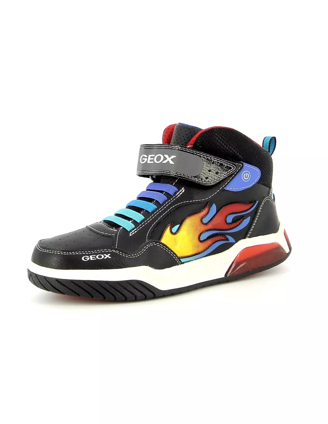 GEOX NEK BOY - Sneakers Blackred