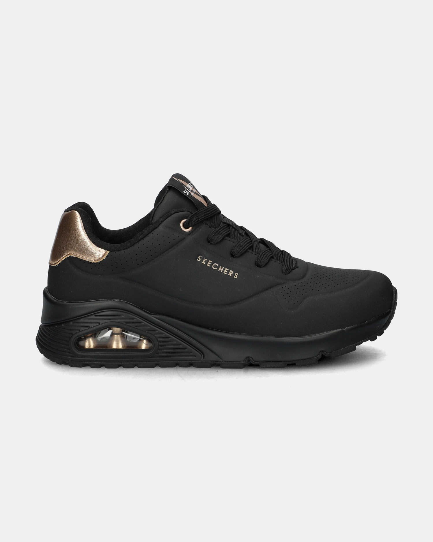 Skechers Uno Lage sneakers  - zwart