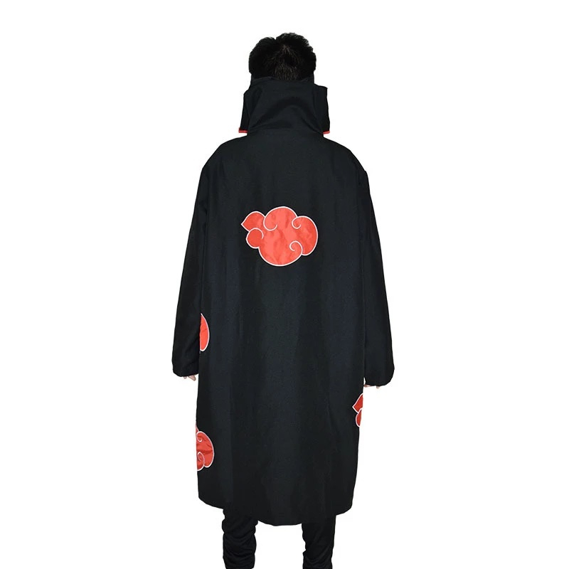 (150-160cm) Fasnachts Erwachsenen Kostüm Anime Cosplay Mantel Roter Mond Verkleidung für Motto Partys / Halloween - Schwarz / Rot