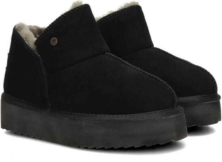 Warmbat Australia Warmbat Willow Plateau dames gevoerde boot Zwart