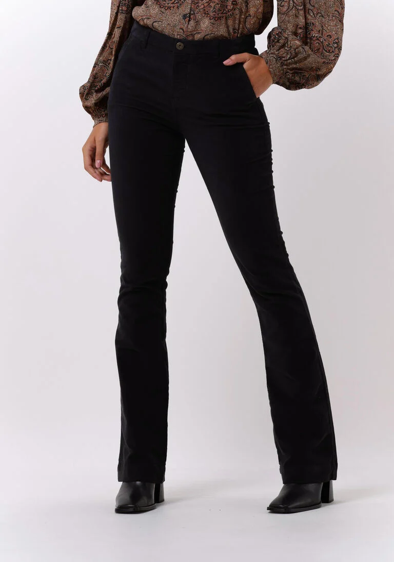 BY-BAR zwarte by-bar pantalon leila velvet twill pant