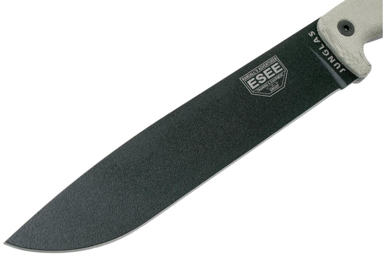 ESEE Junglas Black survivalmes kydex schede   MOLLE-back